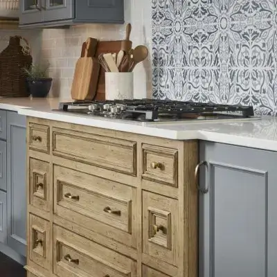 Blending Materials in a Kitchen