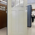 Thermatru Smoothstar S4813XR, Rain Glass with SDL Grille, REEB Finish Grace Bay