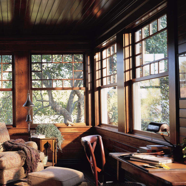 400 Series Windows, with Traditional Wood Interiors