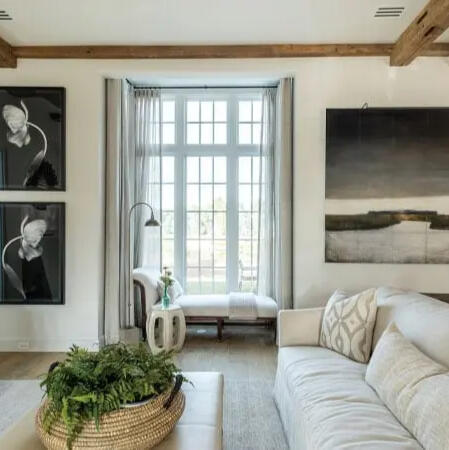 A Series Windows from a cozy living room