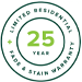 Trex 25 Year Fade & Stain Warranty