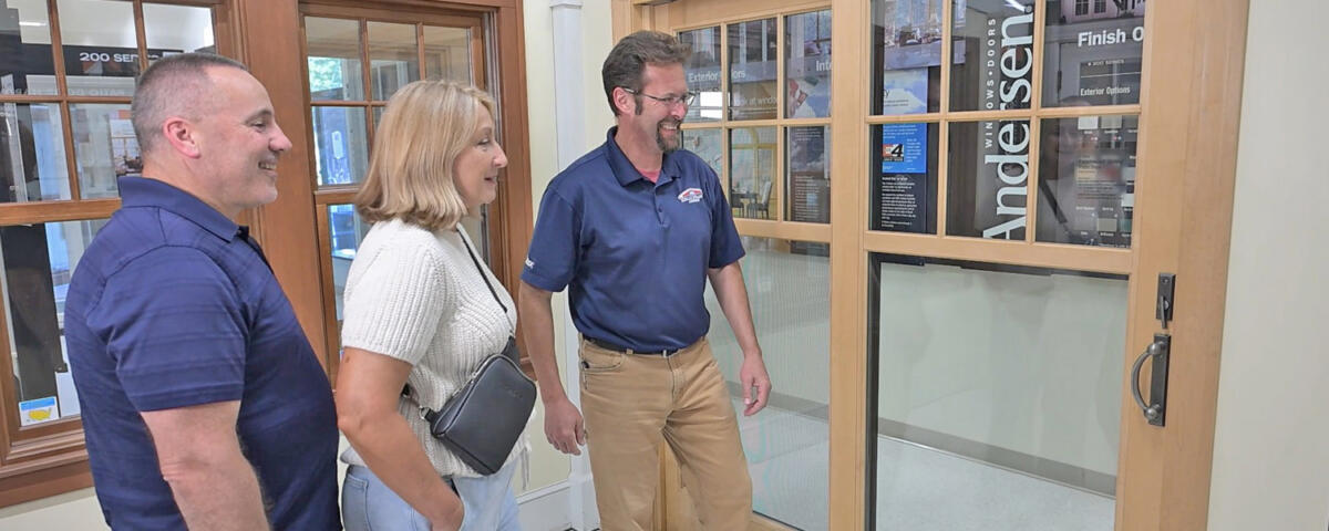 Customers Looking at Windows