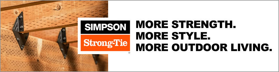 Simpson Strongtie offers wood connectors for decks and fences in a variety of options. Co-Op Ad