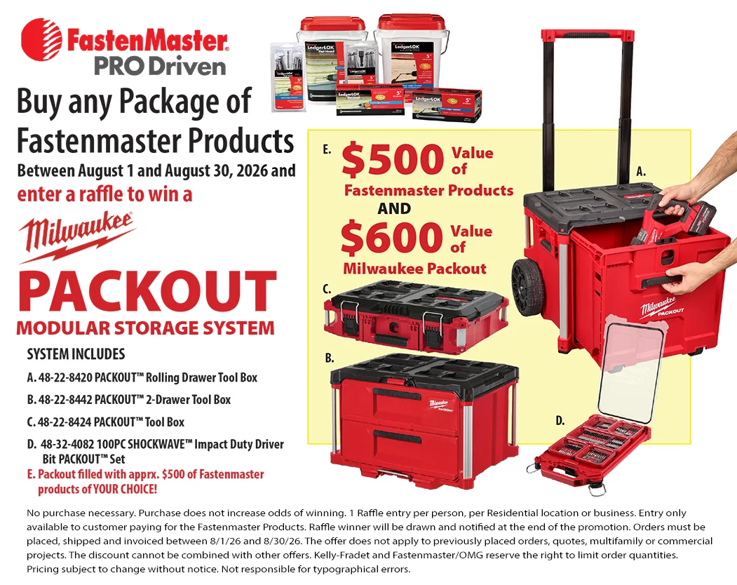 FastenMaster August Promo