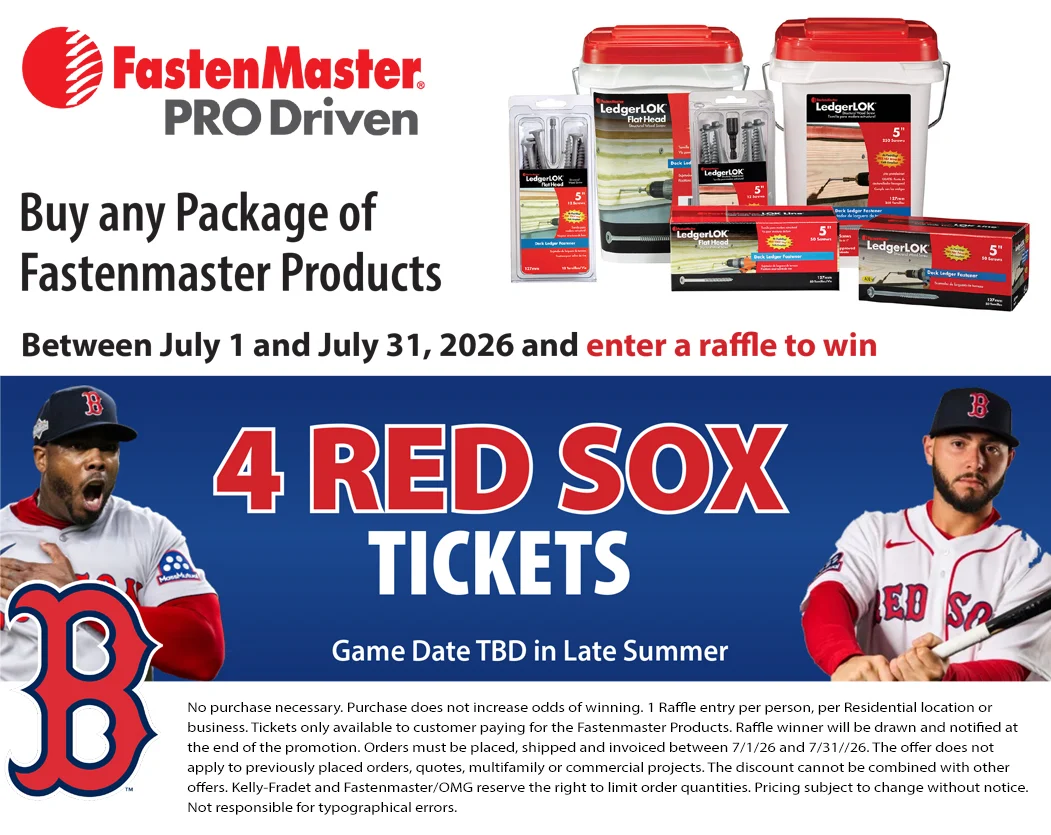 FastenMaster Raffle July 2026 Promo Co-Op Ad