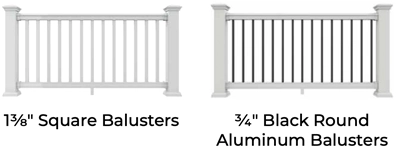 Bella Premier Series Railing Options