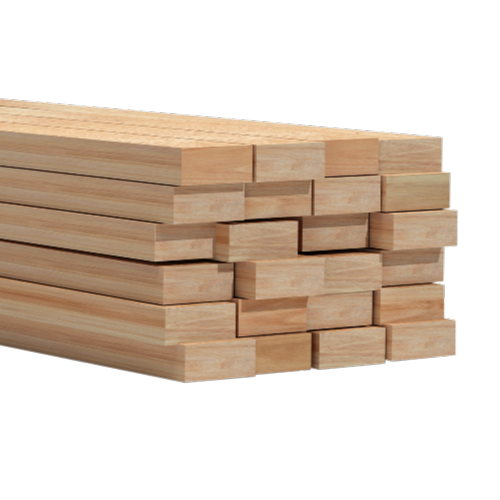Stacked dimensional lumber for framing and building projects