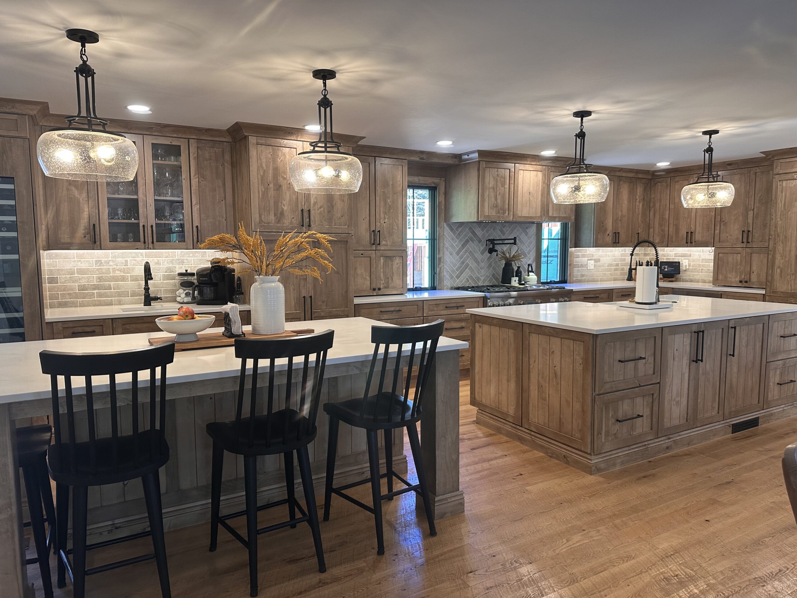 Custom Carpentry Unlimited installed a custom Medallion kitchen for a Suffield, CT remodel