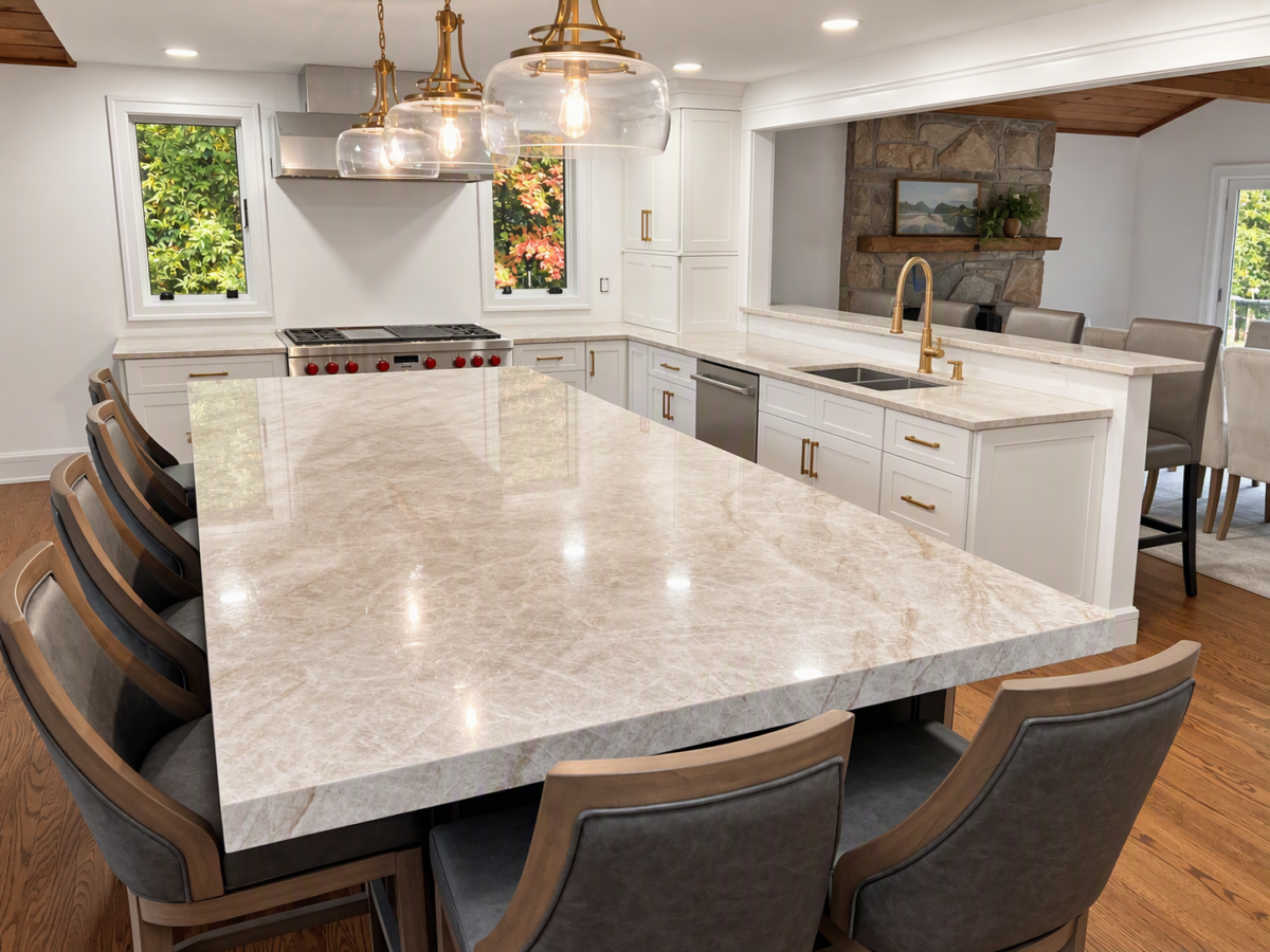 Elegant new kitchen remodel in Southampton, MA