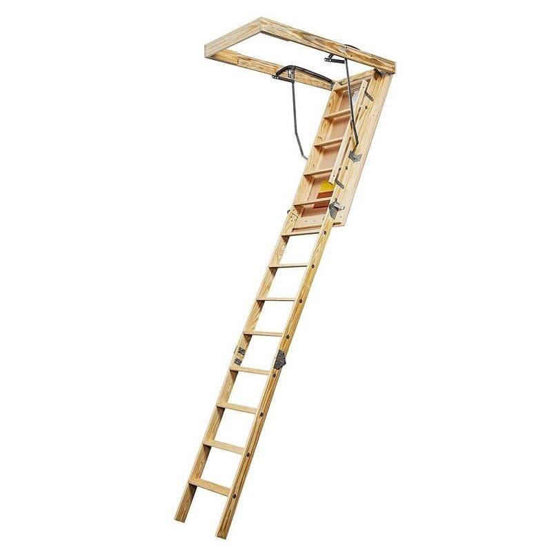25.5 X 8′ 9″ Wood Attic Ladder