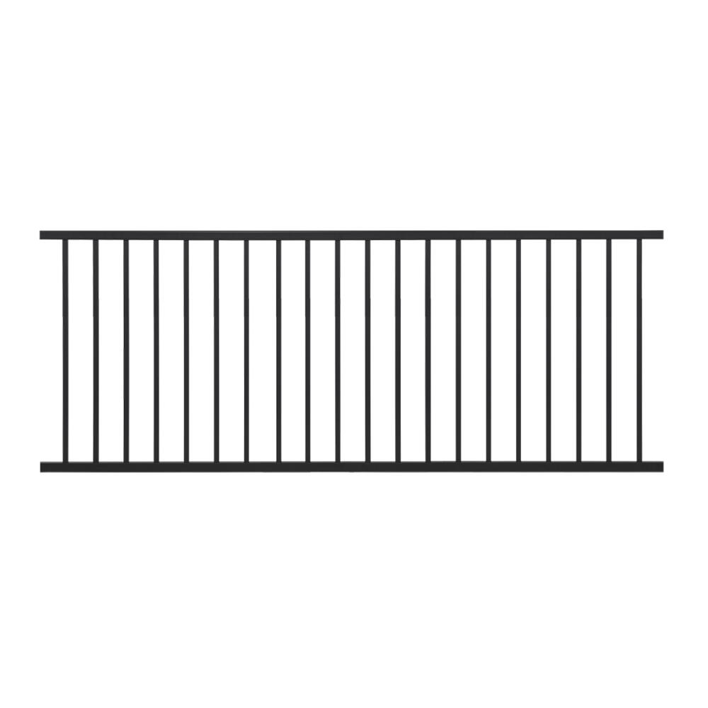 Trex Select Alum Rail W/Sq Bal Horiz Blk